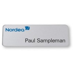 Navneskilte rektangulær